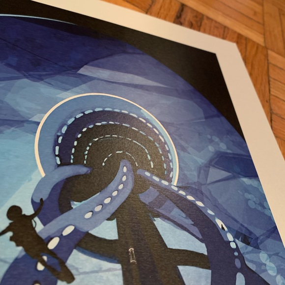 NASA EUROPA RETRO STYLE COLLECTORS SPACE TRAVEL POSTER WALL ART CARD STOCK NEW - Picture 4 of 8